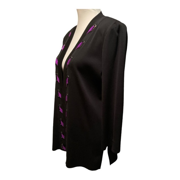 Misook Open Front Cardigan Size S - Picture 2 of 6